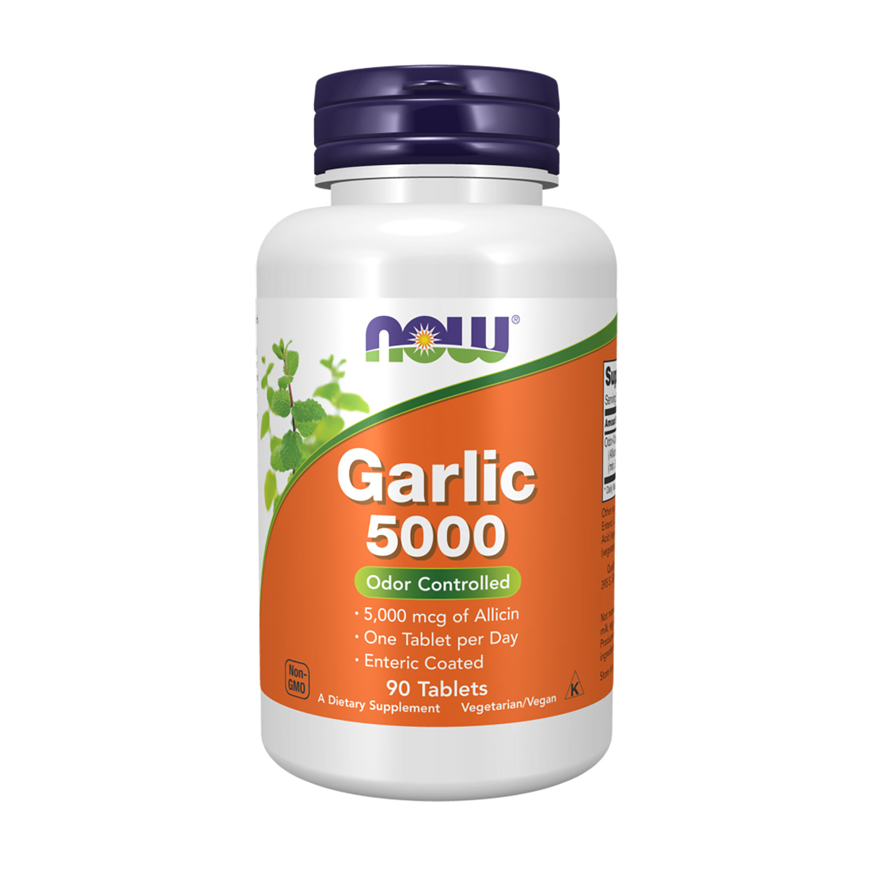 Екстракт часнику NOW Foods Garlic 5000, 90 таблеток