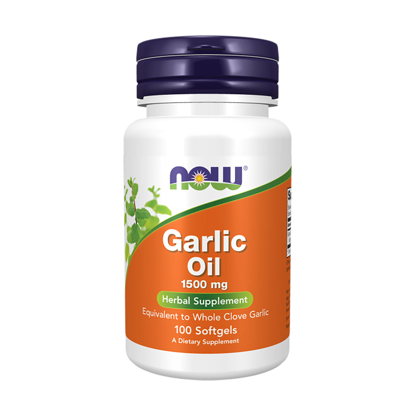 Олія часнику Now Foods Garlic Oil 1500 мг, 100 капсул